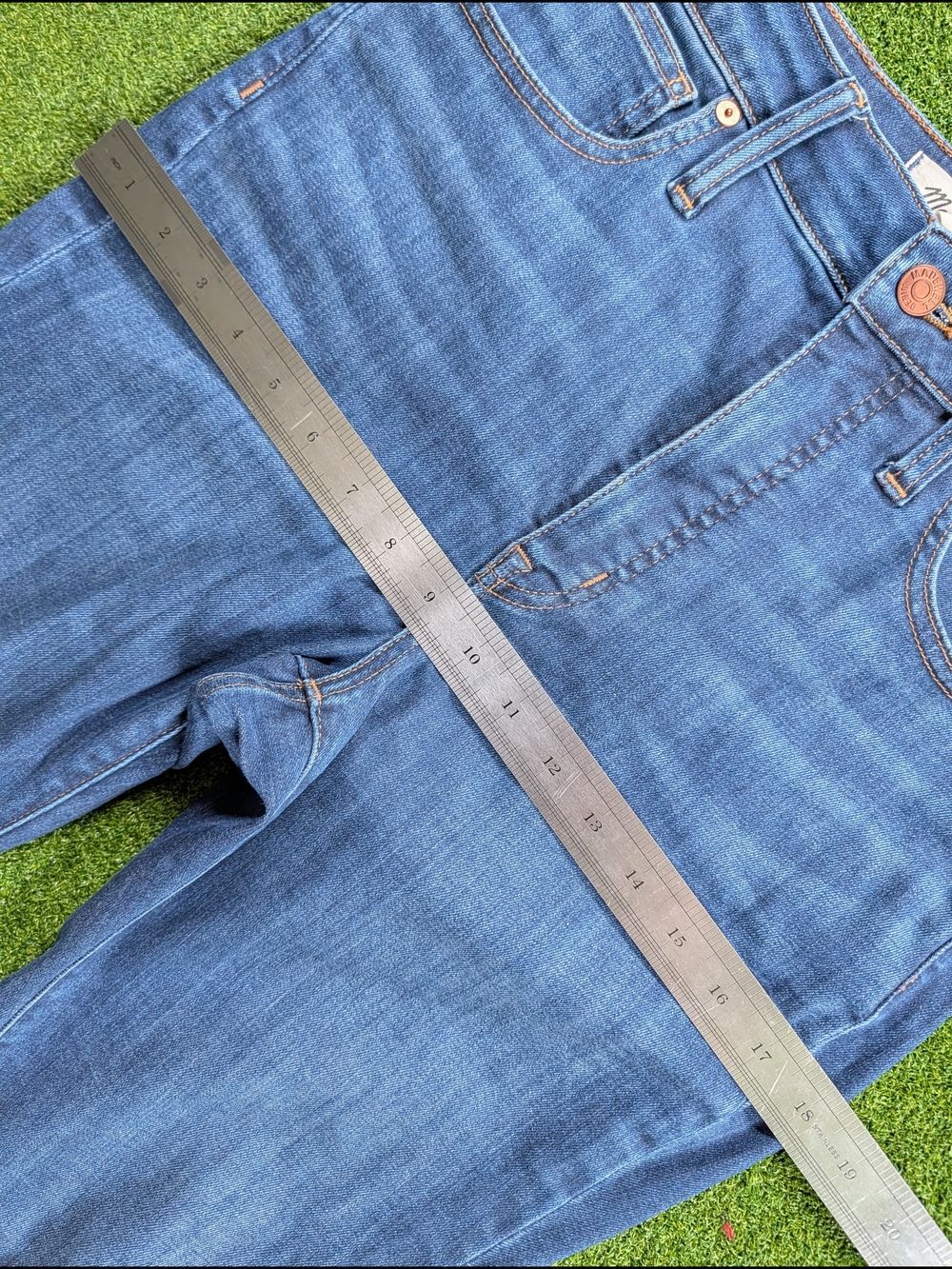 Madewell Womens Sussex Wash Blue Curvy High Rise Skinny Jeans Size 27 - Picture 13 of 15